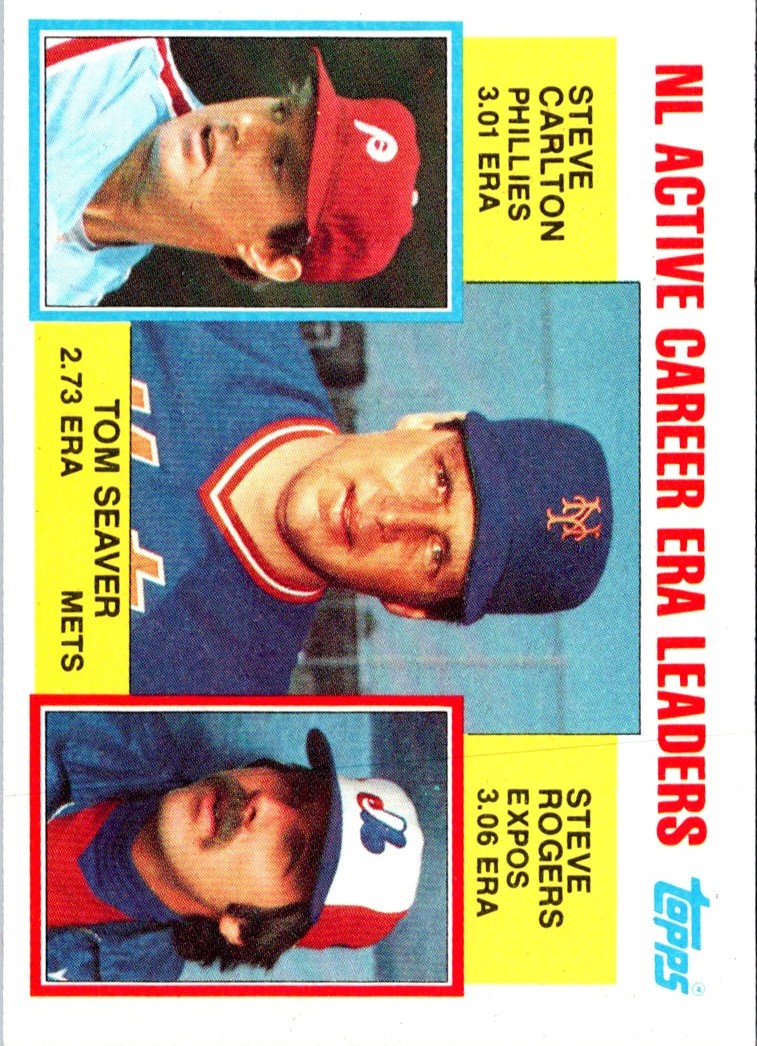 1983 Topps 1982 League Leaders Steve Carlton #NNO