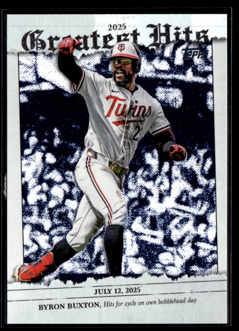 2026 Topps Series 1 Greatest Hits Byron Buxton Minnesota Twins #GH