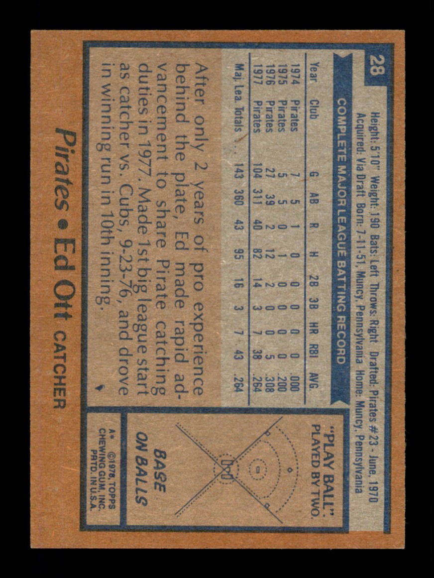 Topps Baseball #1-250 1978 - TÚ ELIGES - Completa tu conjunto - Imagen 56 de 499