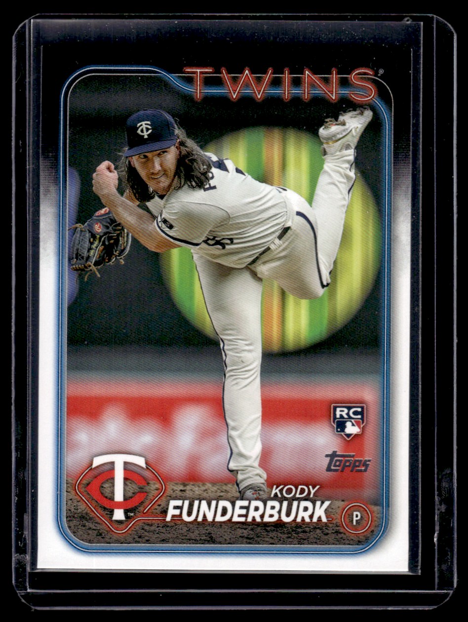 k.catcher.2  2024 Topps Series Two Kody Funderburk RC Minnesota Twins