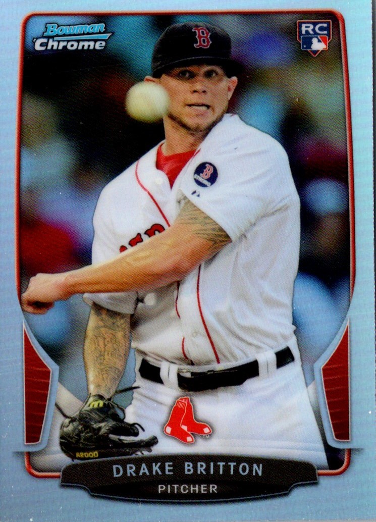 2013 Bowman Draft Picks & Prospects Chrome Drake Britton #16