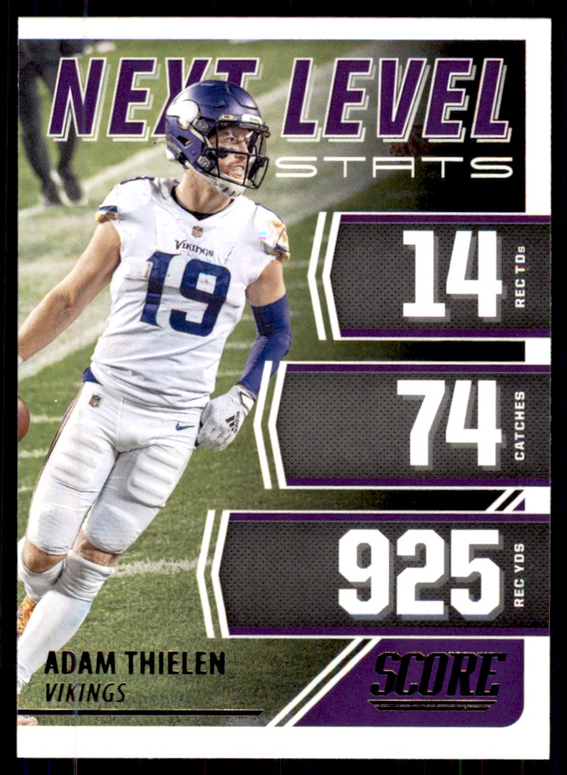 【upper hights for ADAM ET ROPE’】今季 Adam Thielen 2021 Score Next Level Stats Insert Card #NL13