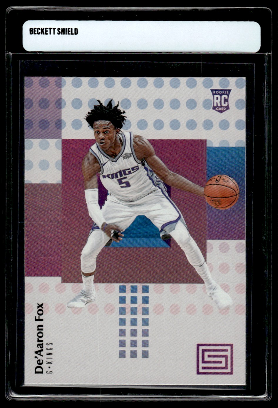 De'Aaron Fox 2017-18 Panini Donruss Dominator Rookie Auto /99 直筆
