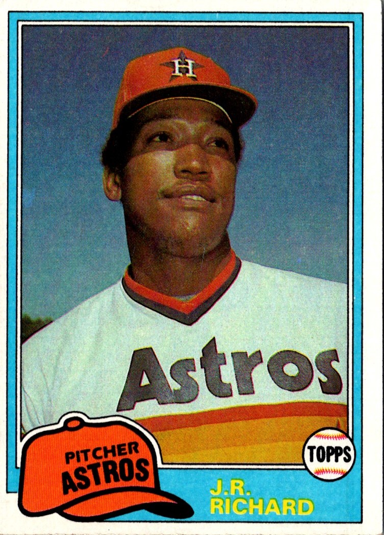 1978 Topps Baseball JR Richard Houston Astros Card #470
