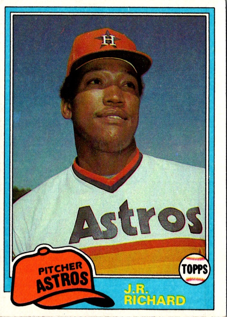 1979 Topps Baseball J.R. Richard Card #590