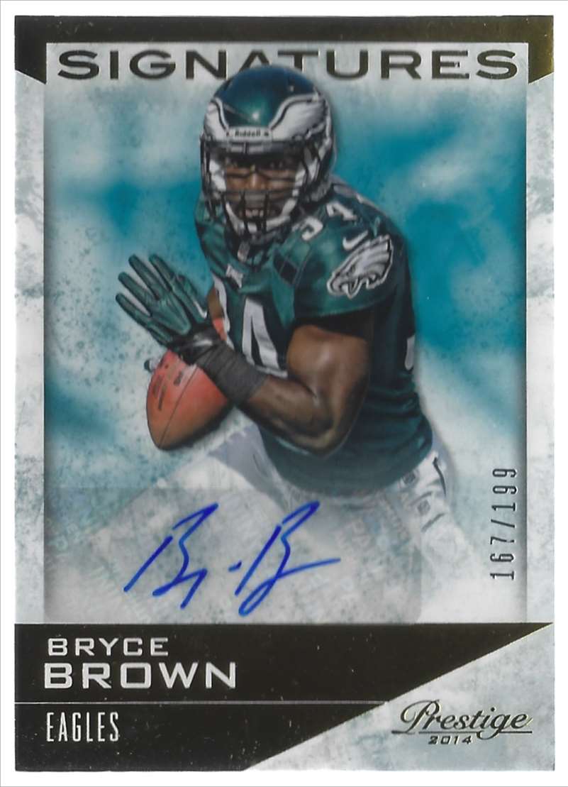 2014 Prestige Signature Bryce Brown #30 card front image