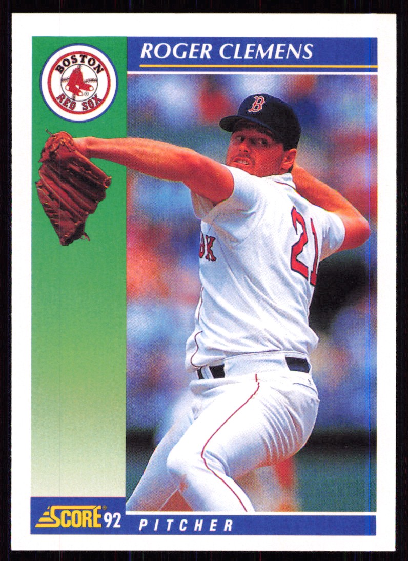 1992 Score Roger Clemens Boston Red Sox #21 | eBay