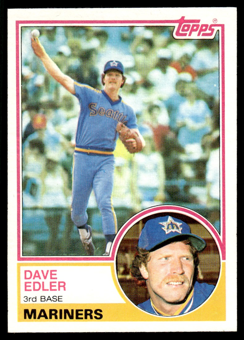 1983 Topps Dave Edler Seattle Mariners #622 | eBay