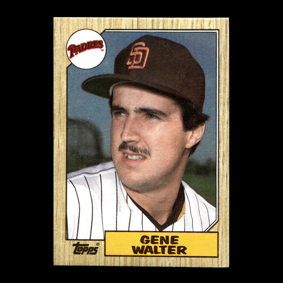 Gene Walter 1987 Topps San Diego Padres #248 Set Break R306 | eBay