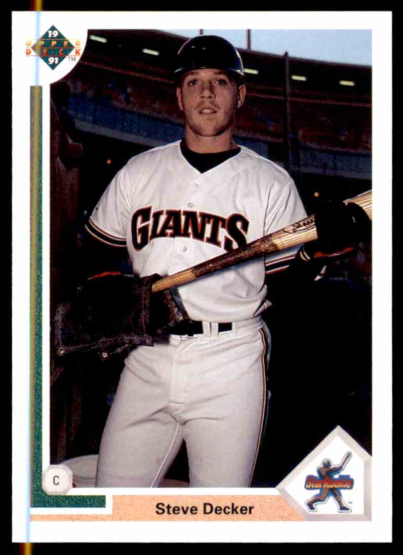 1991 Upper Deck Steve Decker #25