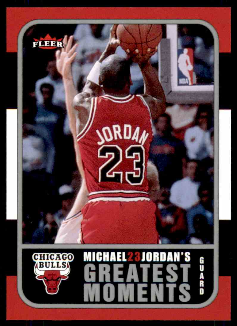 Michael Jordan Michael Jordan NBA 2006-07 Fleer E-X Base Card #4