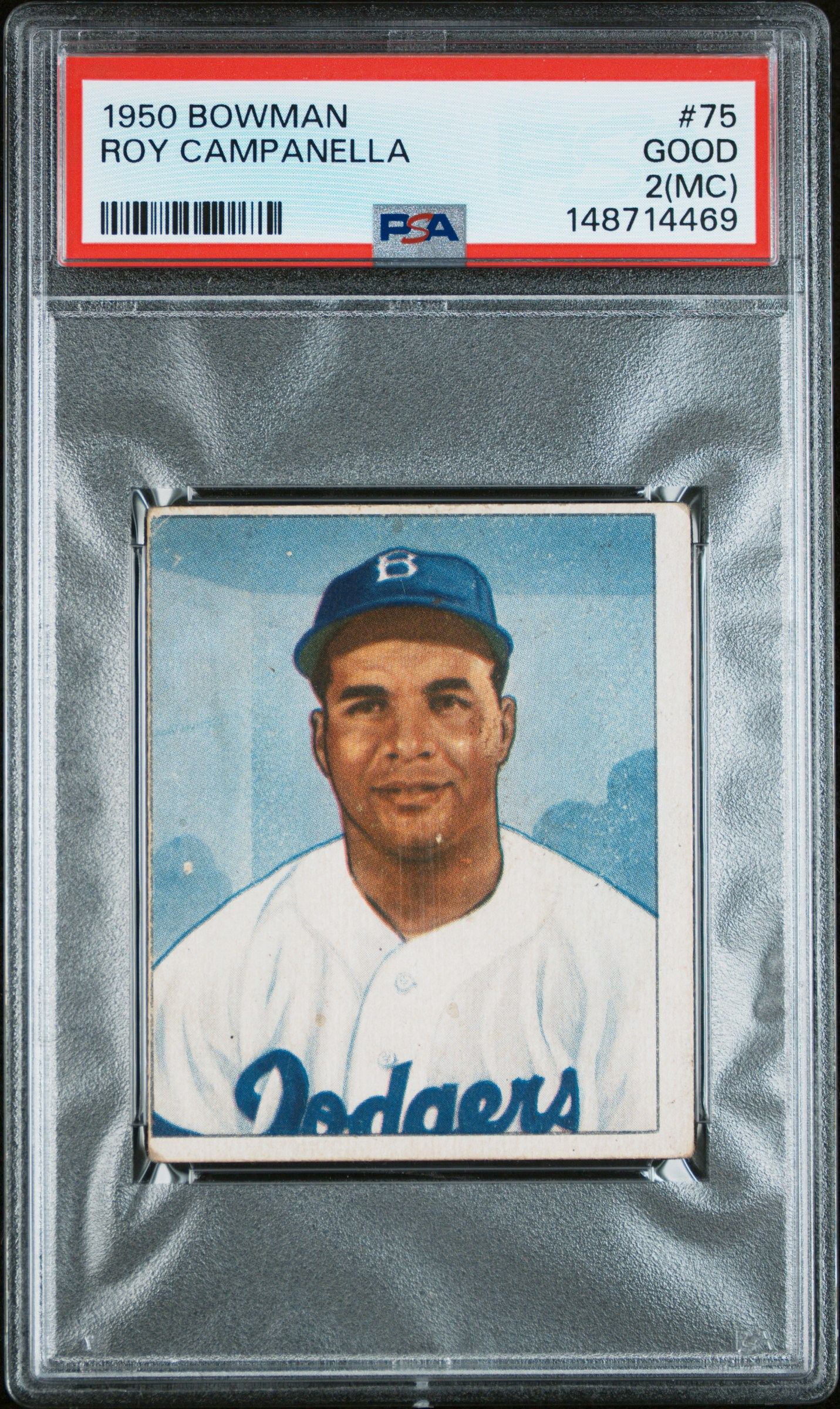 Roy Campanella 1950 Bowman PSA 2 #75 Brooklyn Dodgers
