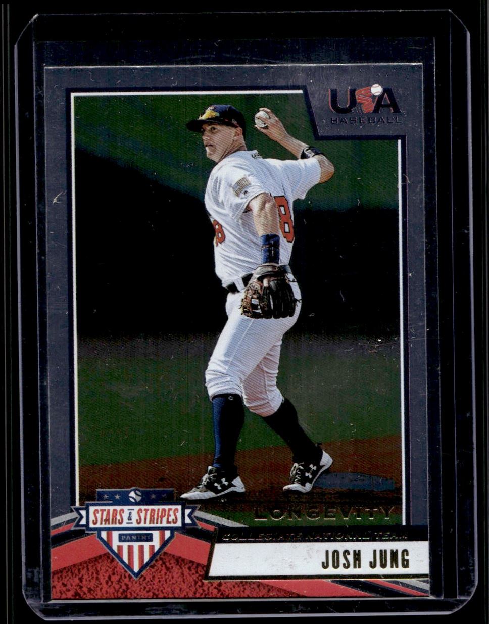 2019 Panini Elite Extra Edition Josh Jung /999 Texas Rangers