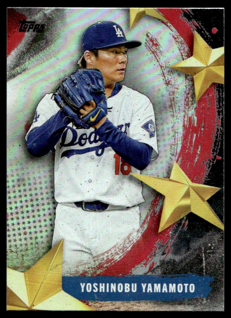 ♡ 　no2 2025 Topps Series 2 Yoshinobu Yamamoto Stars of MLB #SMLB-43