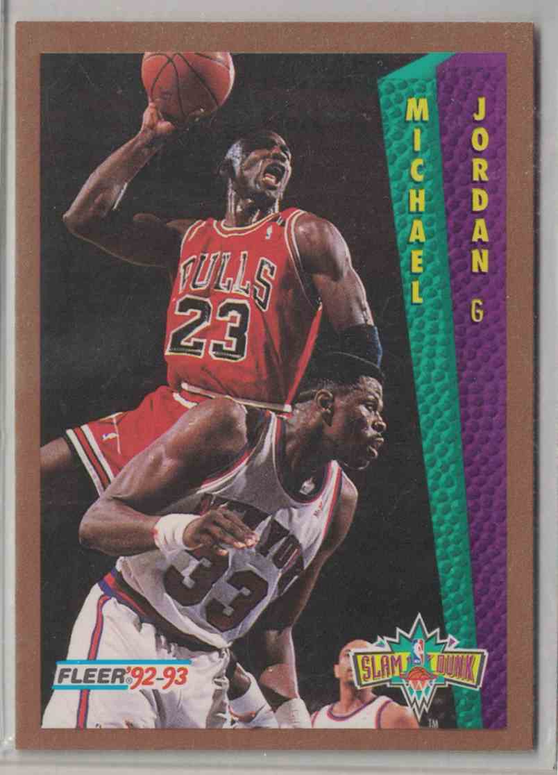 1992-93 Fleer Michael Jordan #273 on 