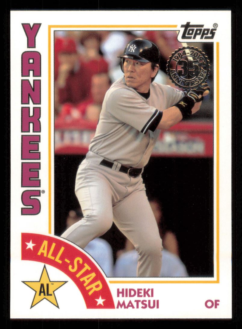 2019 Topps 1984 Baseball All-Stars Hideki Matsui New York Yankees