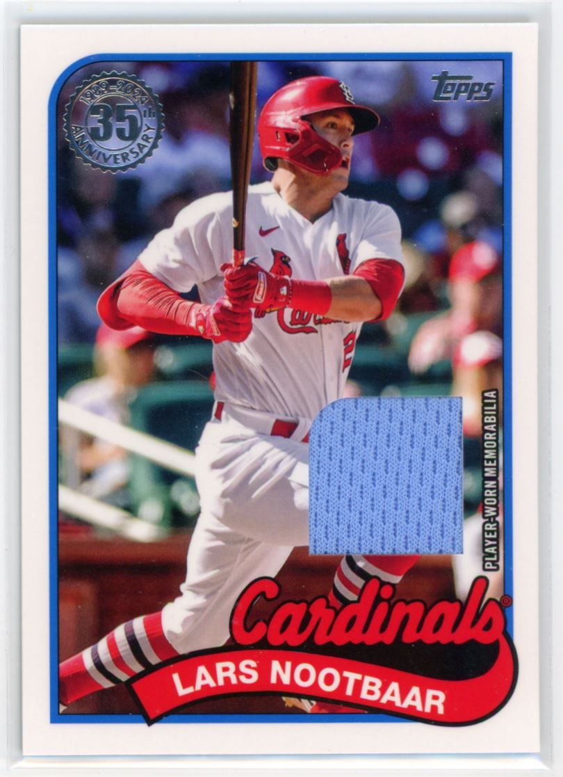 2024 Topps 1989 Baseball Relic Lars Nootbaar St. Louis Cardinals