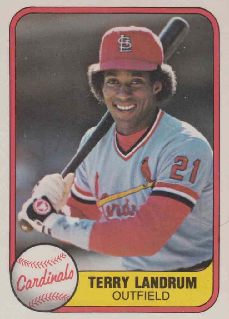 1981 Fleer Terry Landrum #539