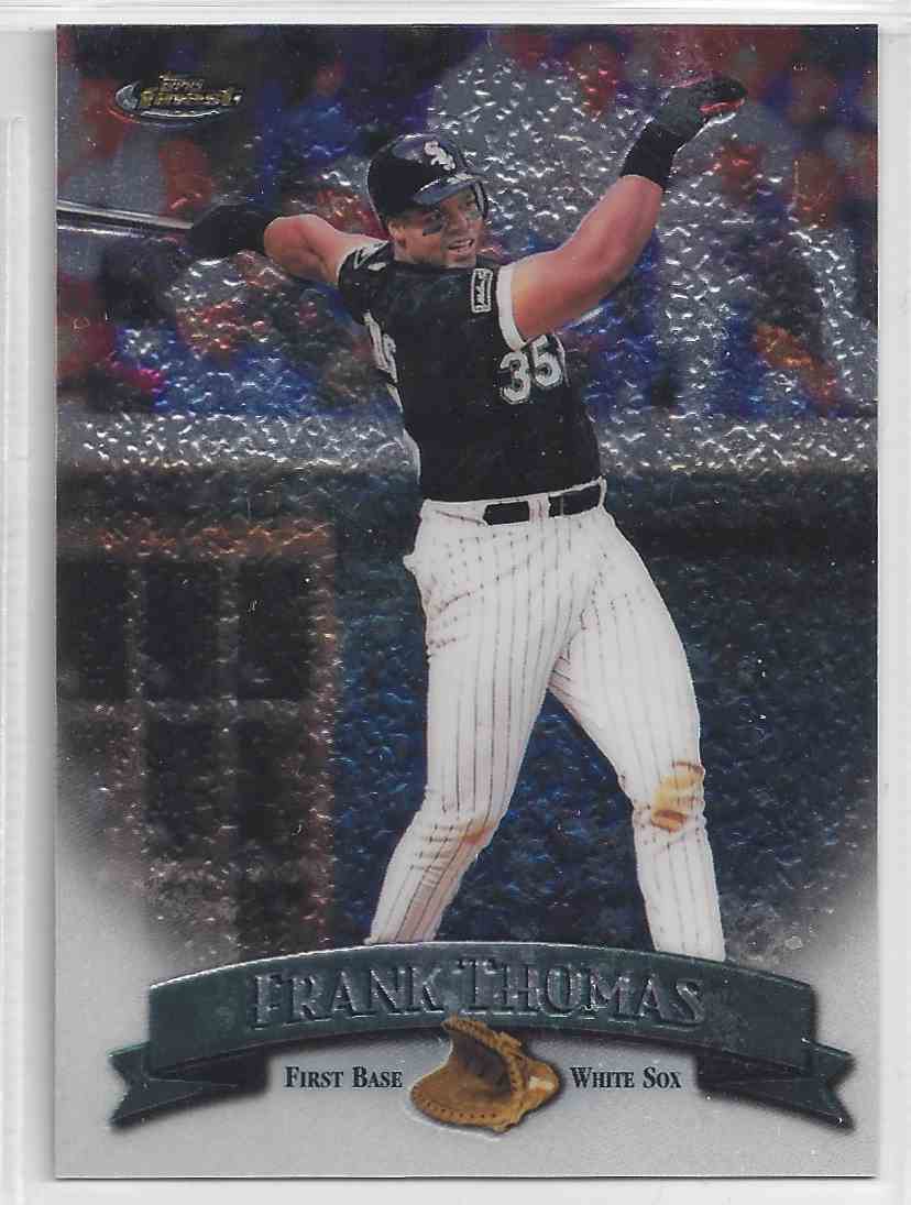 1998 Topps Finest Gallery Frank Thomas #151 card front image