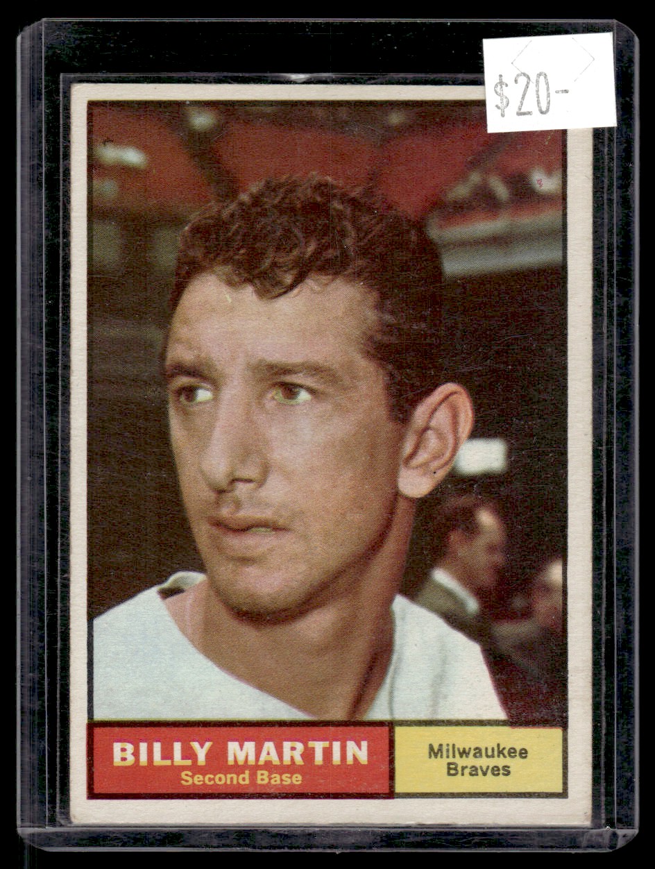 1961 Topps Billy Martin #89 card front image