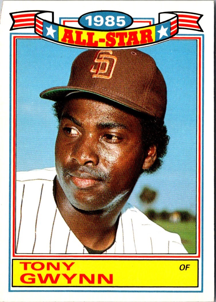 1986 Topps Glossy All-Stars Tony Gwynn #17