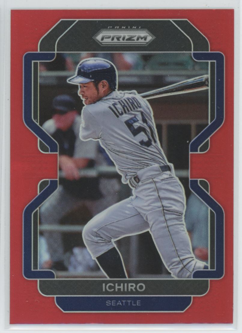 2022 Panini Prizm Red Prizm Ichiro Seattle Mariners | eBay