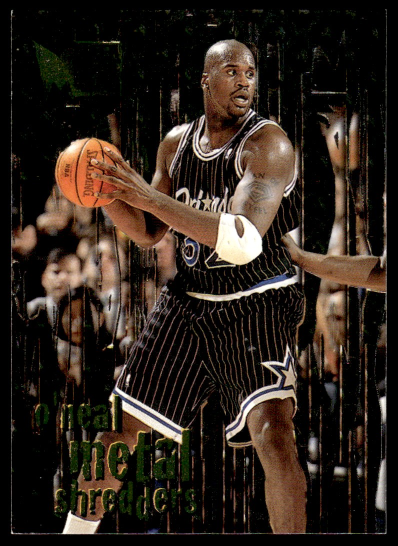 1996-97 fleer metal shaquille o'neal #143 card front image