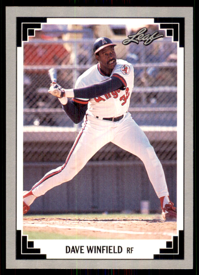 1991 Leaf #499 Dave Winfield California Angels | eBay