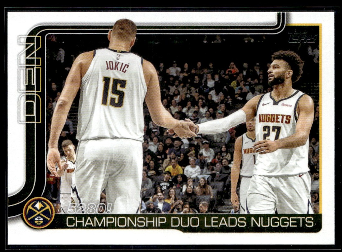Nuggets Luke Vibert's Selection 2枚組レコード 2025-26 TOPPS 5280! CHAMPIONSHIP DUO LEADS DENVER NUGGETS #286 | eBay