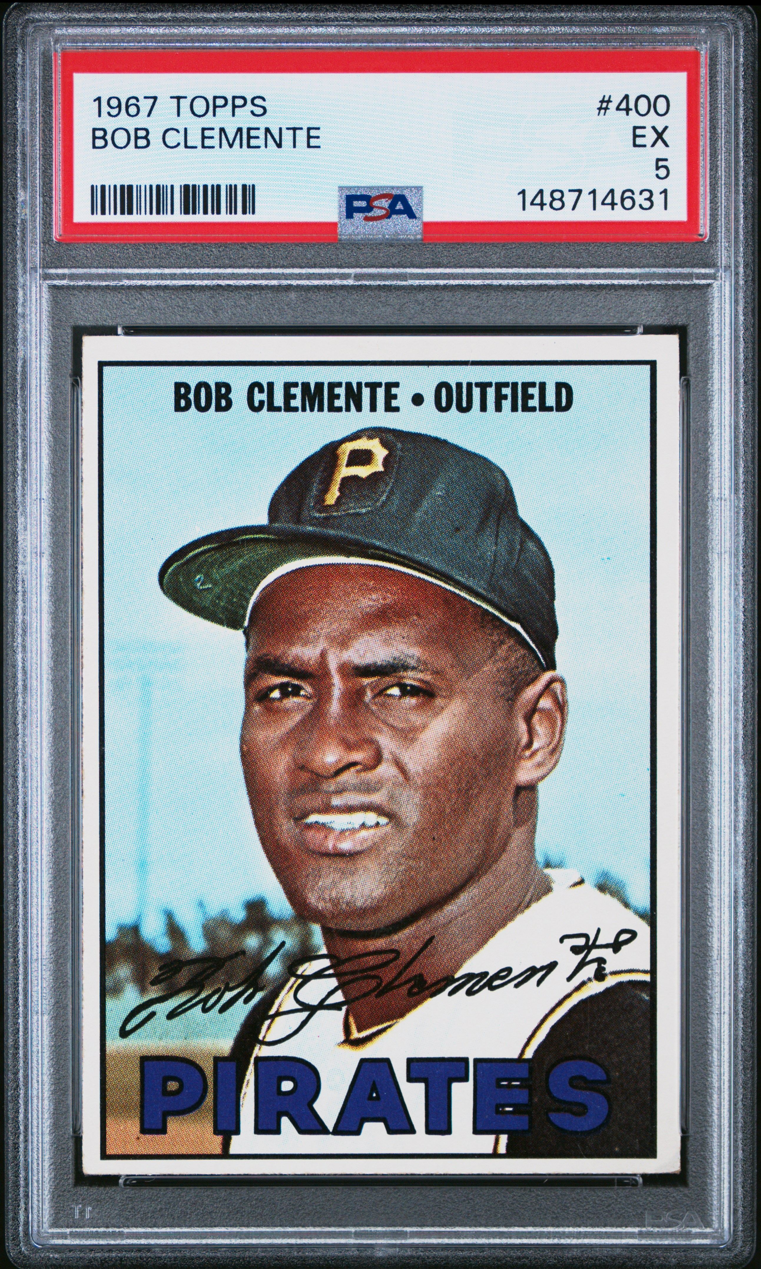 Bob Roberto Clemente 1967 Topps PSA 5 #400 Pittsburgh Pirates