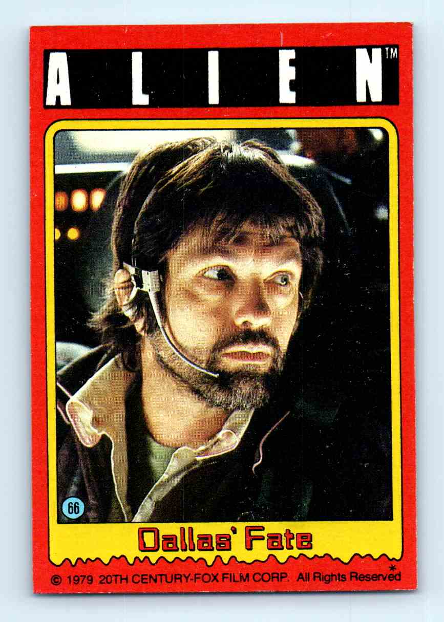 1979 Topps Alien Dallas' Fate #66 on Kronozio