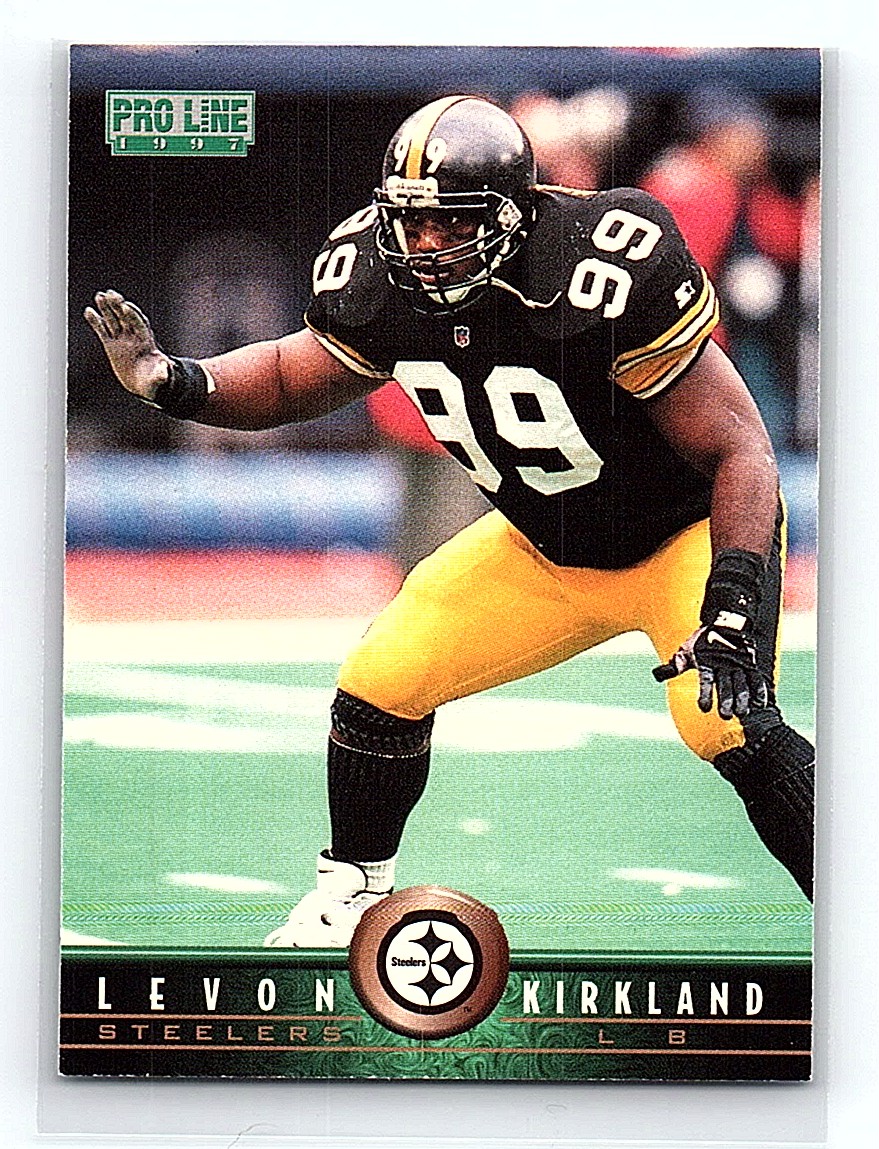 1997 Pro Line Levon Kirkland Pittsburgh Steelers #215 | eBay