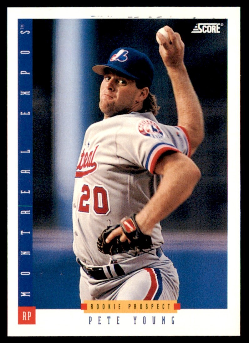 1993 Score Pete Young Rookie Montreal Expos #269 | eBay