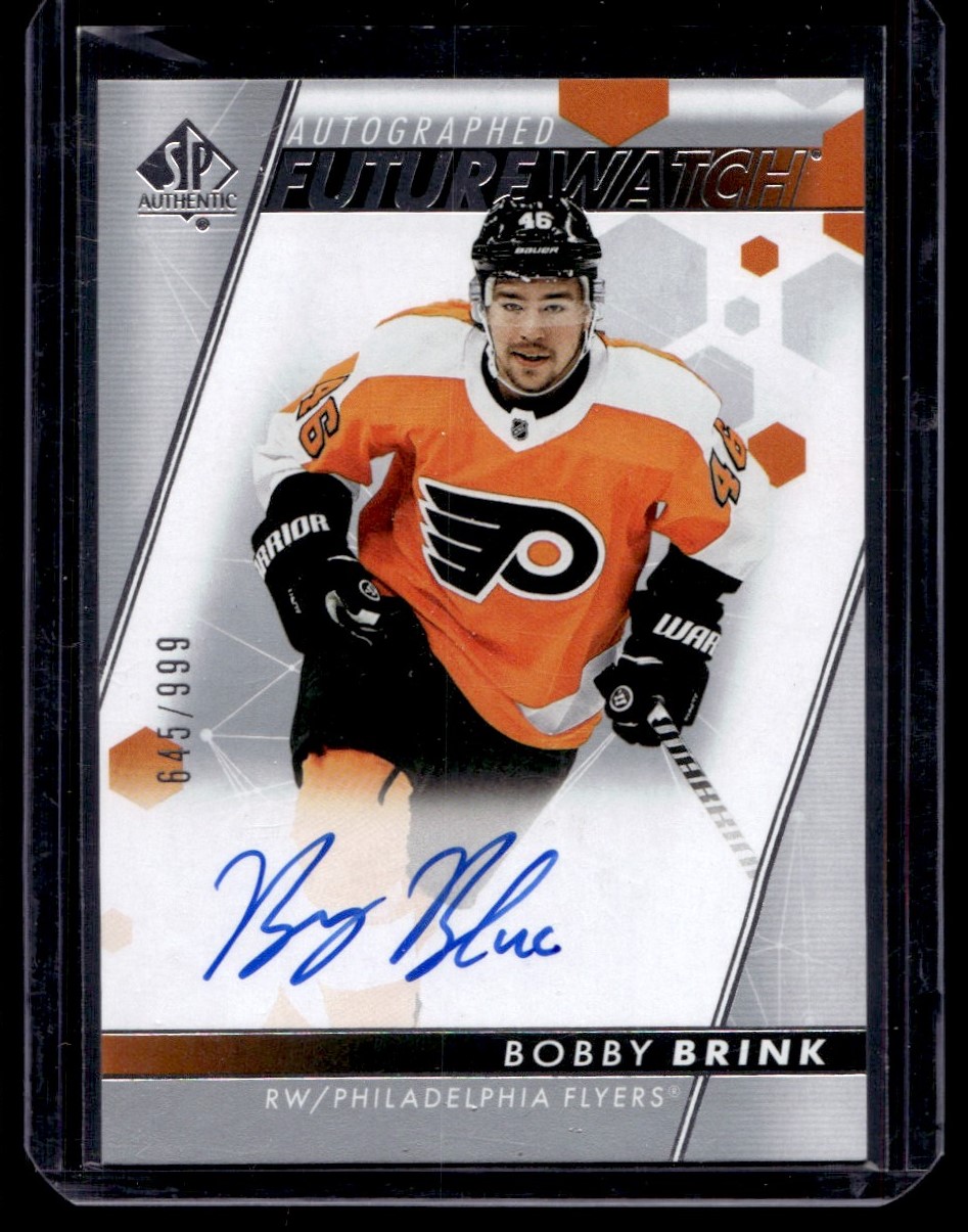 2022-23 SP Authentic Future Watch Autographed Bobby Brink #117 card front image