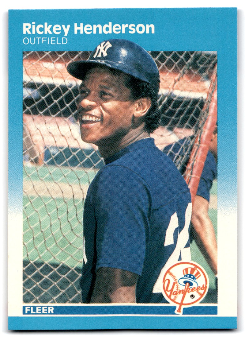 1987 Fleer Glossy Rickey Henderson #101