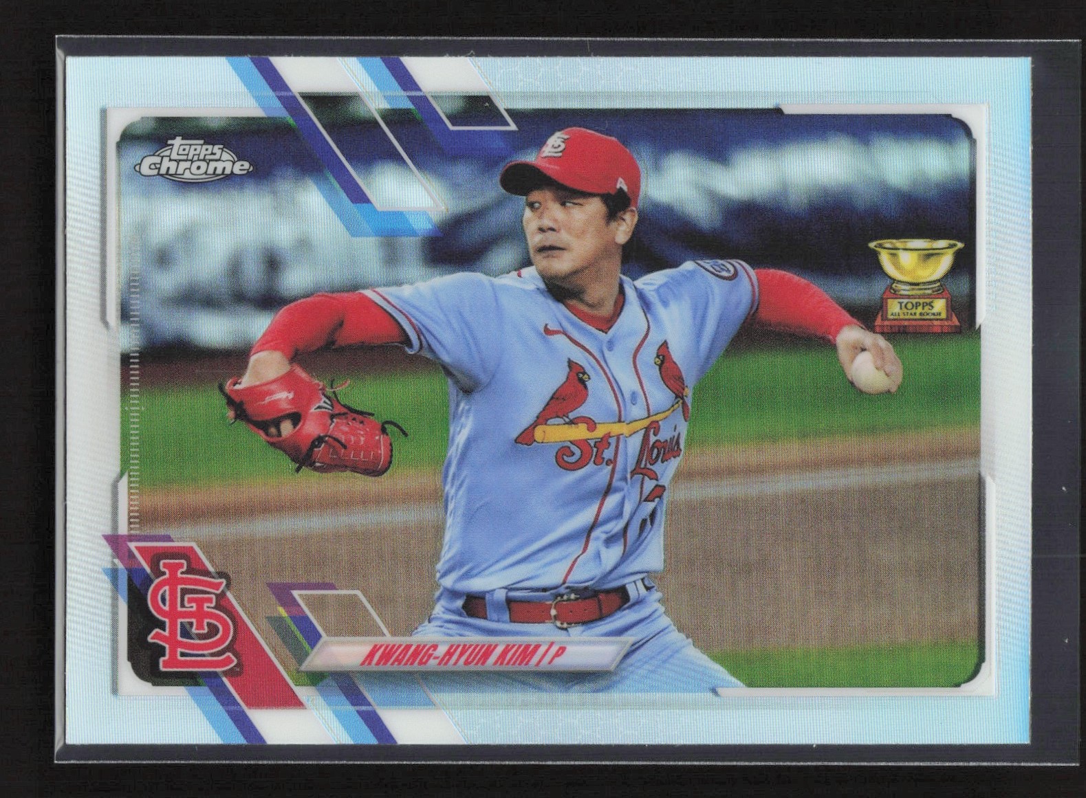 2021 Topps Chrome Refractor Gold Cup Kwang-Hyun Kim #153 St. Louis