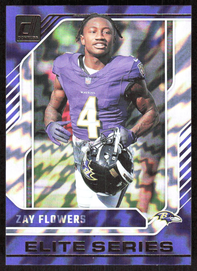 2024 9222D Panini DONRUSS ELITE SERIES Zay Flowers Baltimore