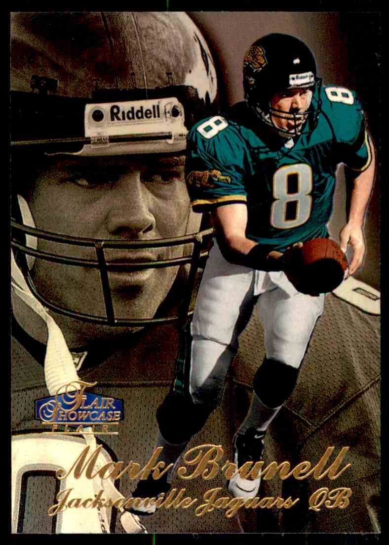 1998 Flair Showcase Row 3 Mark Brunell #4 card front image