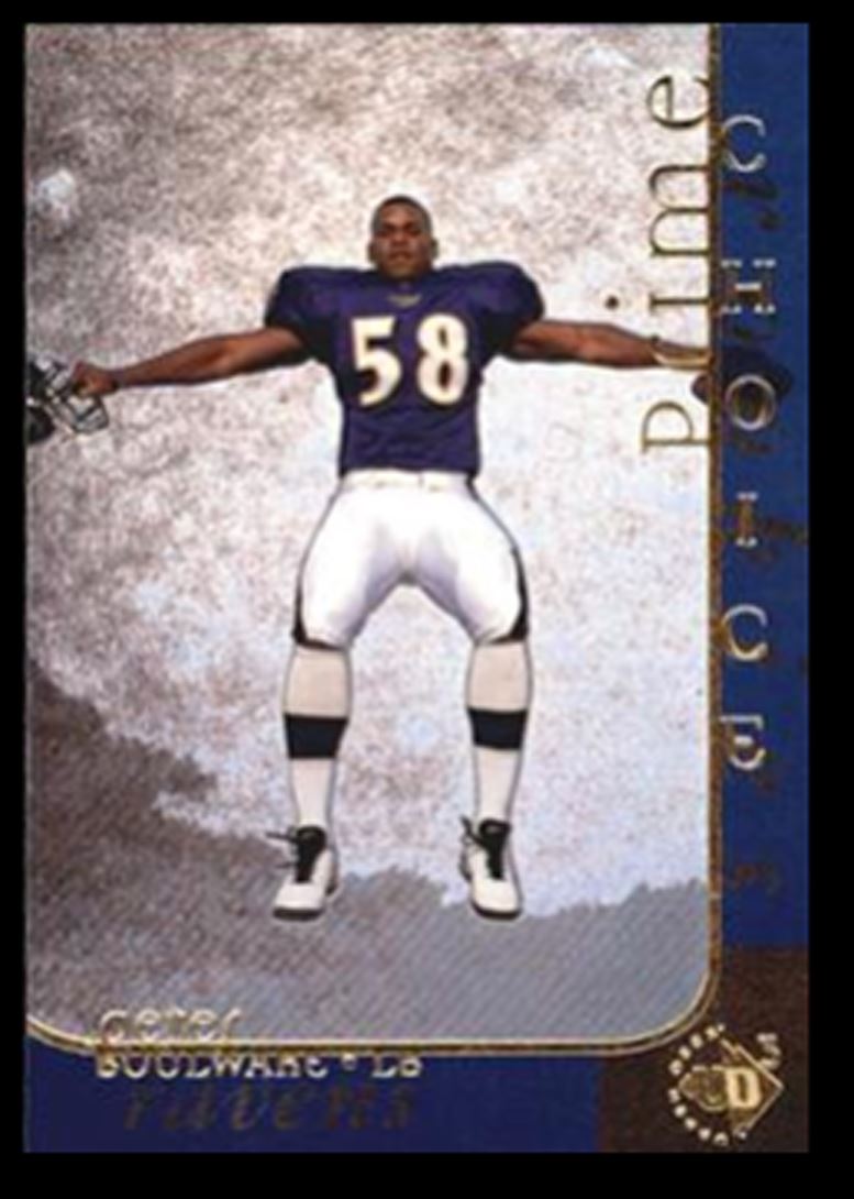 1997 Upper Deck UD3 Peter Boulware #21 on Kronozio