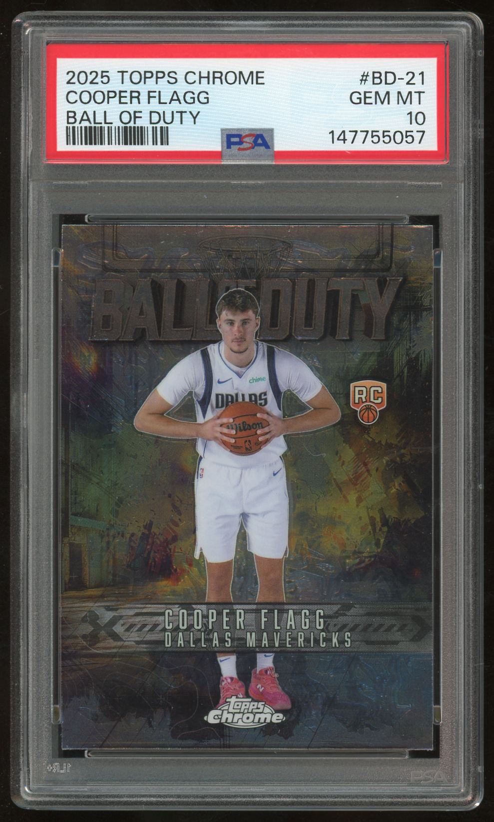 COOPER FLAGG 2025-26 TOPPS CHROME BALL OF DUTY #BD-21 RC PSA 10 | eBay