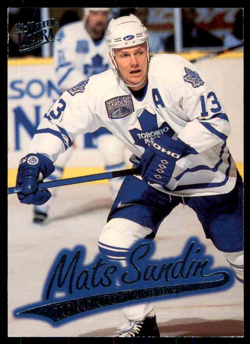 1996 97 Fleer Ultra Mats Sundin 166 On Kronozio