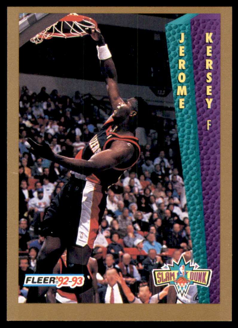 1992-93 Fleer Jerome Kersey Sd #293 card front image