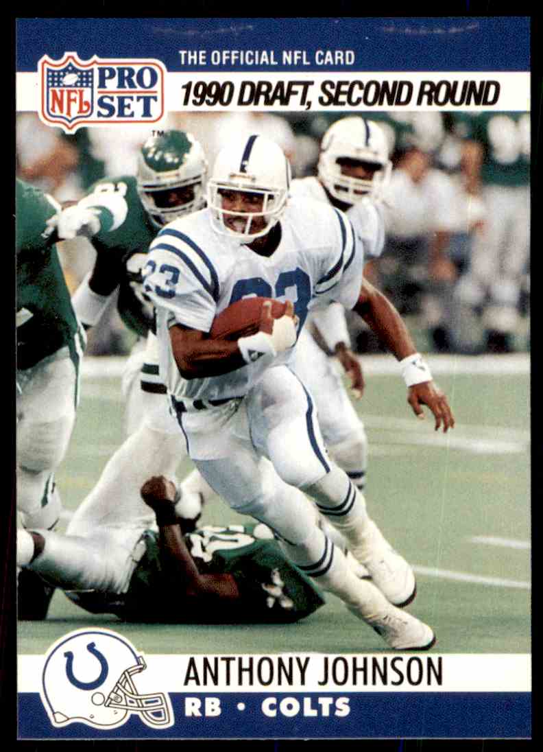 1990 NFL Pro Set Football Anthony Johnson #705