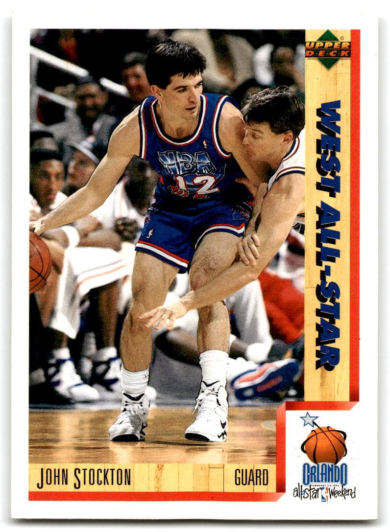 1992-93 UPPER DECK NBA ALL-STAR SET JOHN STOCKTON UTAH JAZZ #22 | eBay