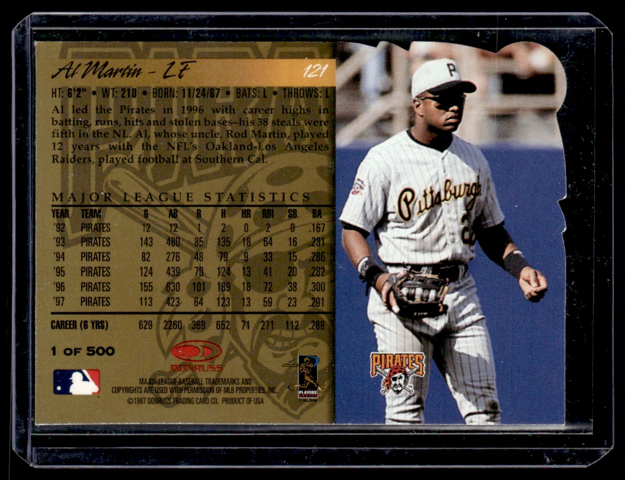 1998 Donruss Gold Press Proof Al Martin /500 Pirates #121 | eBay