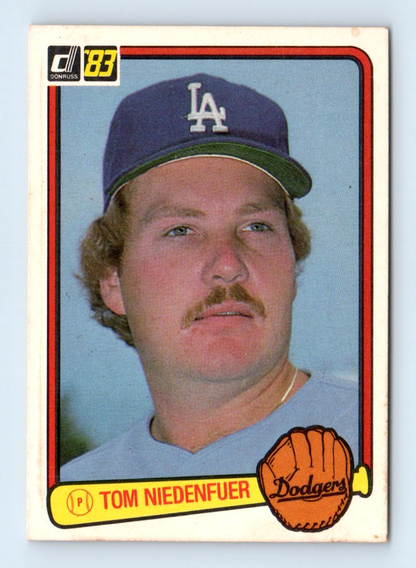 1983 Donruss Tom Niedenfuer Los Angeles Dodgers #536 | eBay