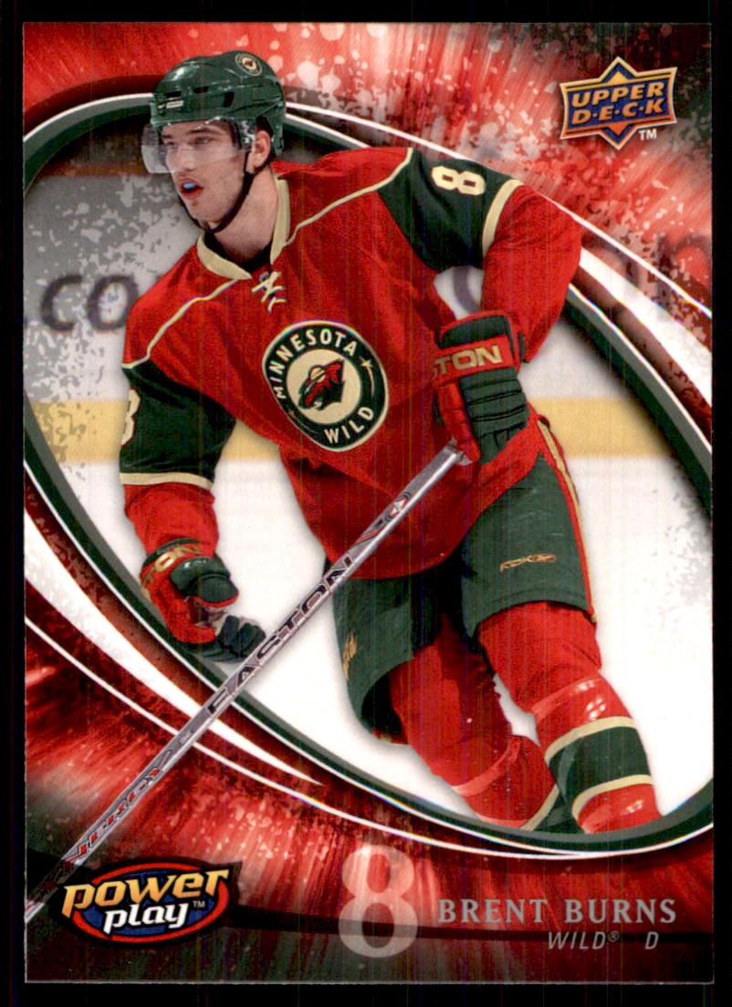 2008-09 Upper Deck Power Play Brent Burns Minnesota Wild #142 | eBay