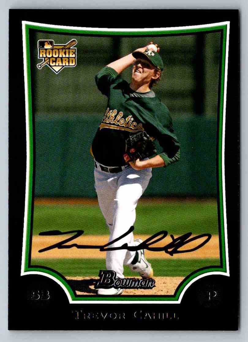 2009 Bowman Draft Picks & Prospects Trevor Cahill #BDP4