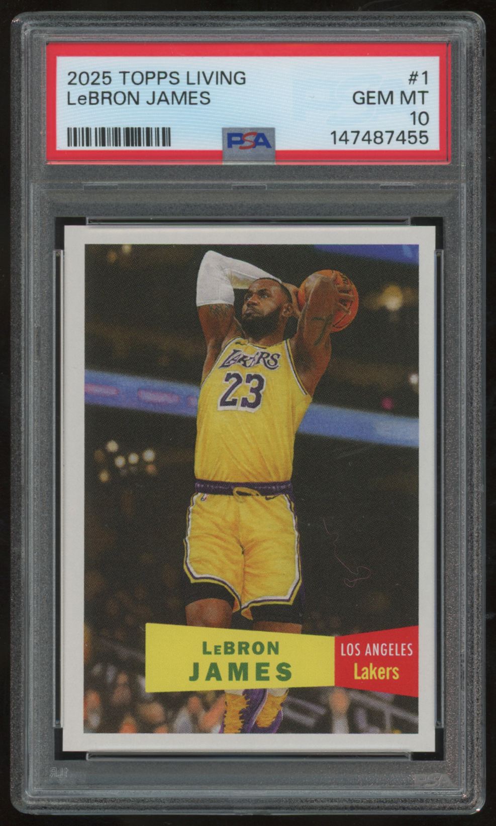 レブロン・ジェームズ　PSA 10 LEBRON JAMES 2025-26 TOPPS LIVING #1 PSA 10 | eBay