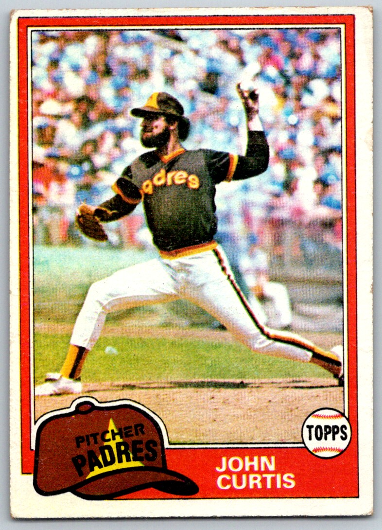 1981 Topps John Curtis #531 card front image